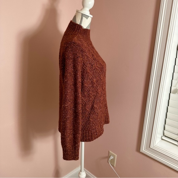 LOFT Turtleneck Speckled Fleck Sweater - Picture 2 of 8